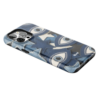 Evil Eye Denim iPhone Case gallery - Iphone_15_Pro_Max_2
