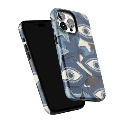 Evil Eye Denim iPhone Case gallery - Iphone_15_Pro_Max_6