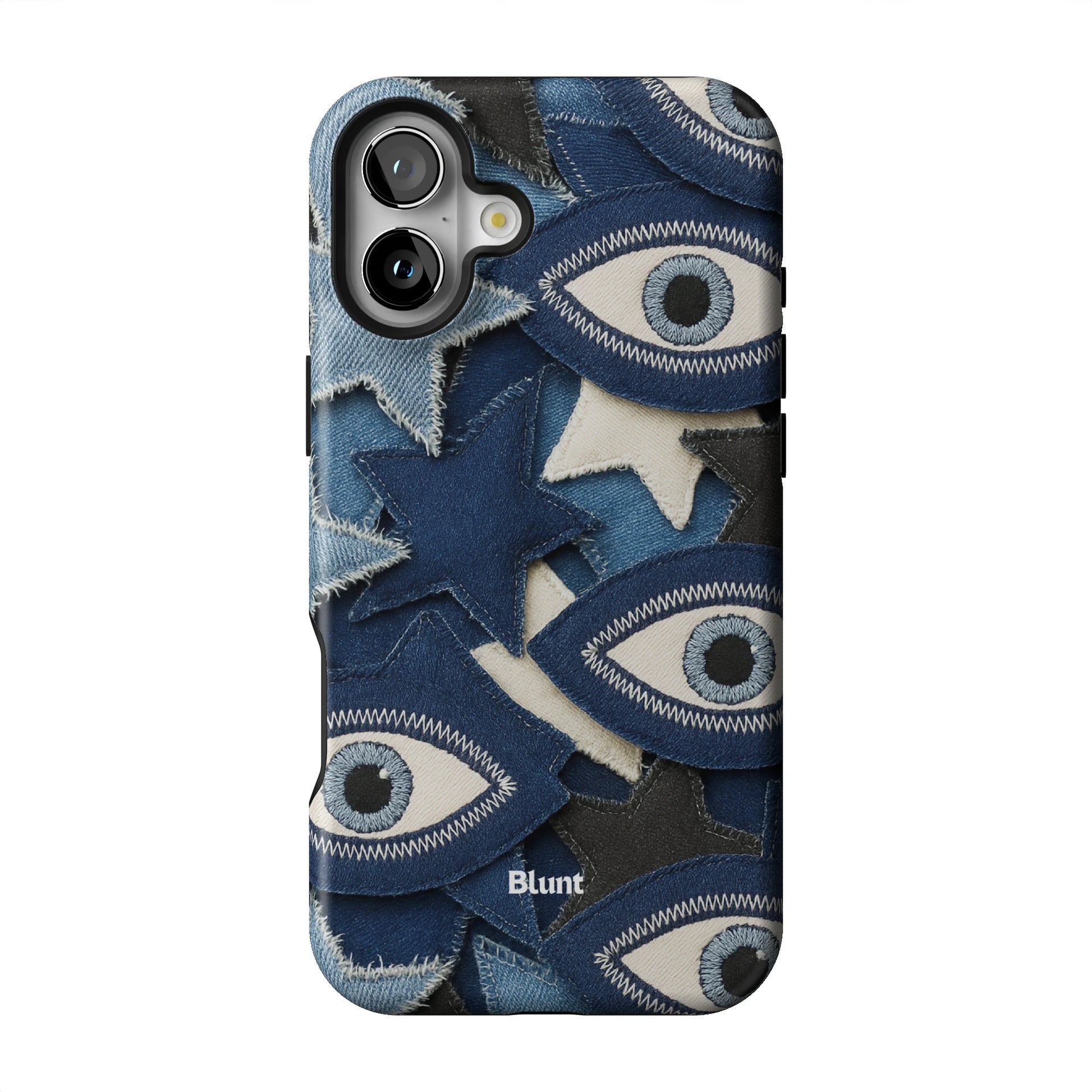 Evil Eye Denim iPhone Case gallery - Iphone_16_Mini_Air_Plus_1