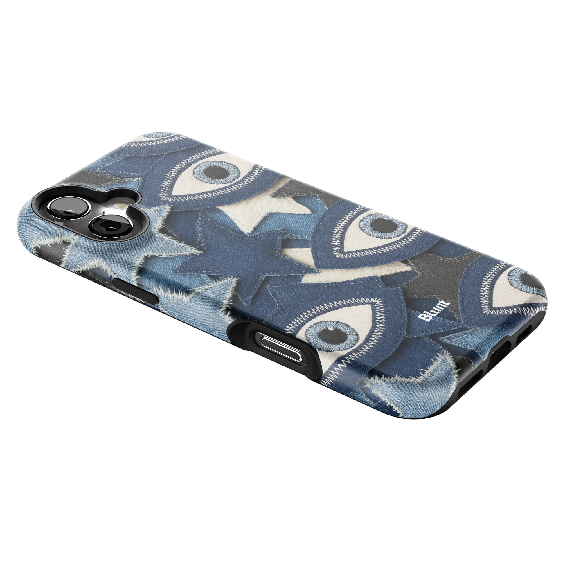 Evil Eye Denim iPhone Case gallery - Iphone_16_Mini_Air_Plus_2