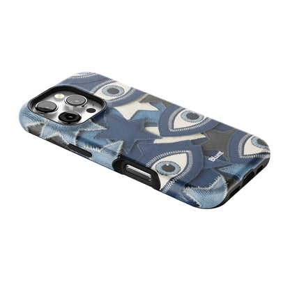 Evil Eye Denim iPhone Case gallery - Iphone_16_Pro_2