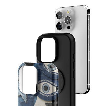 Evil Eye Denim iPhone Case gallery - Iphone_16_Pro_3