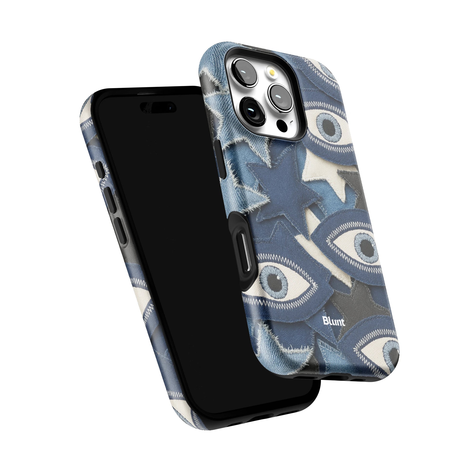 Evil Eye Denim iPhone Case gallery - Iphone_16_Pro_6