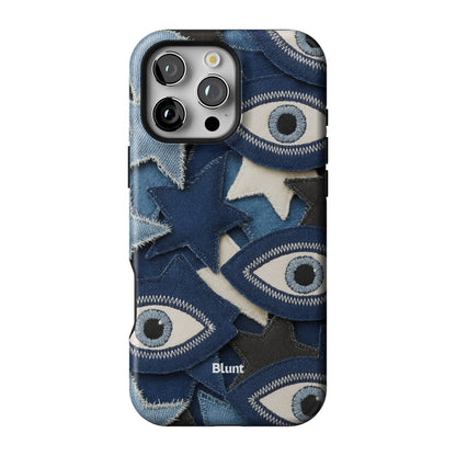 Evil Eye Denim iPhone Case gallery - Iphone_16_Pro_Max_1