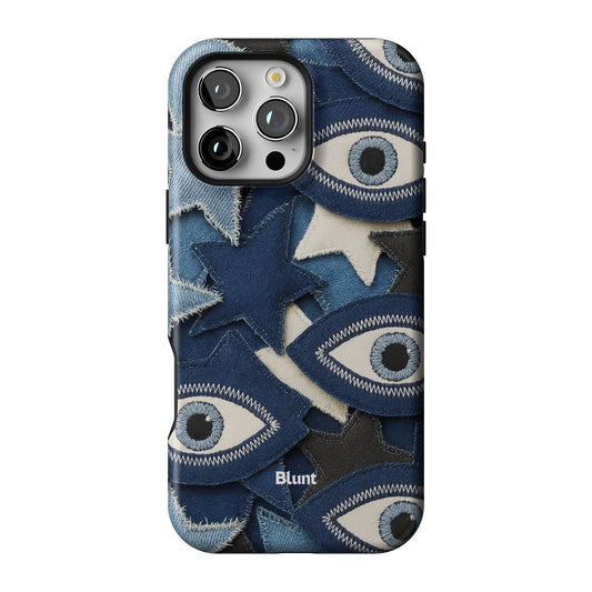 Evil Eye Denim iPhone Case gallery - Iphone_16_Pro_Max_1