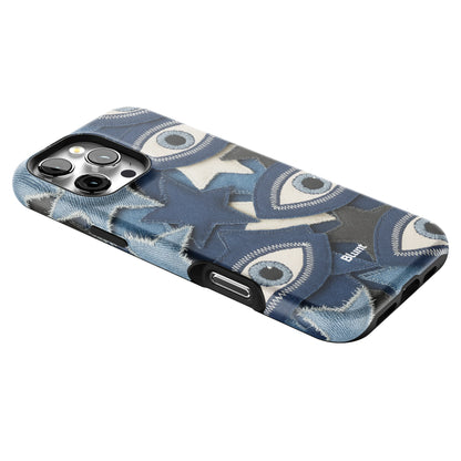 Evil Eye Denim iPhone Case gallery - Iphone_16_Pro_Max_2