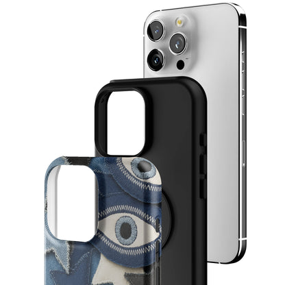 Evil Eye Denim iPhone Case gallery - Iphone_16_Pro_Max_3
