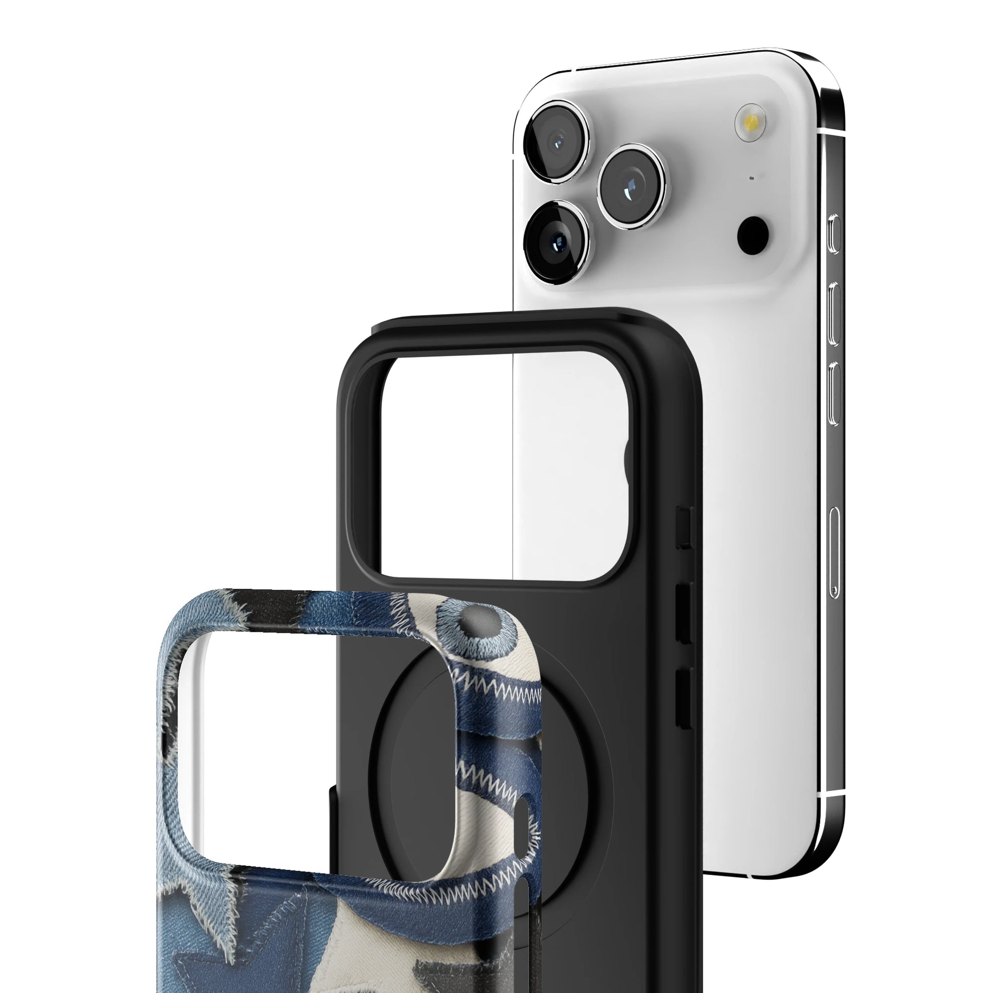 Evil Eye Denim iPhone Case gallery - Iphone_17_Pro_3