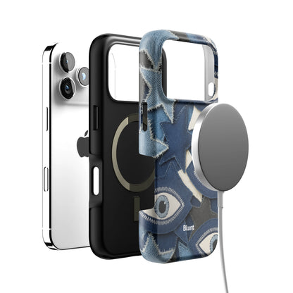 Evil Eye Denim iPhone Case gallery - Iphone_17_Pro_4