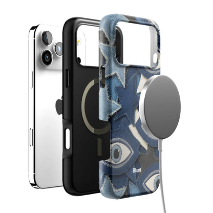 Evil Eye Denim iPhone Case gallery - Iphone_17_Pro_Max_4