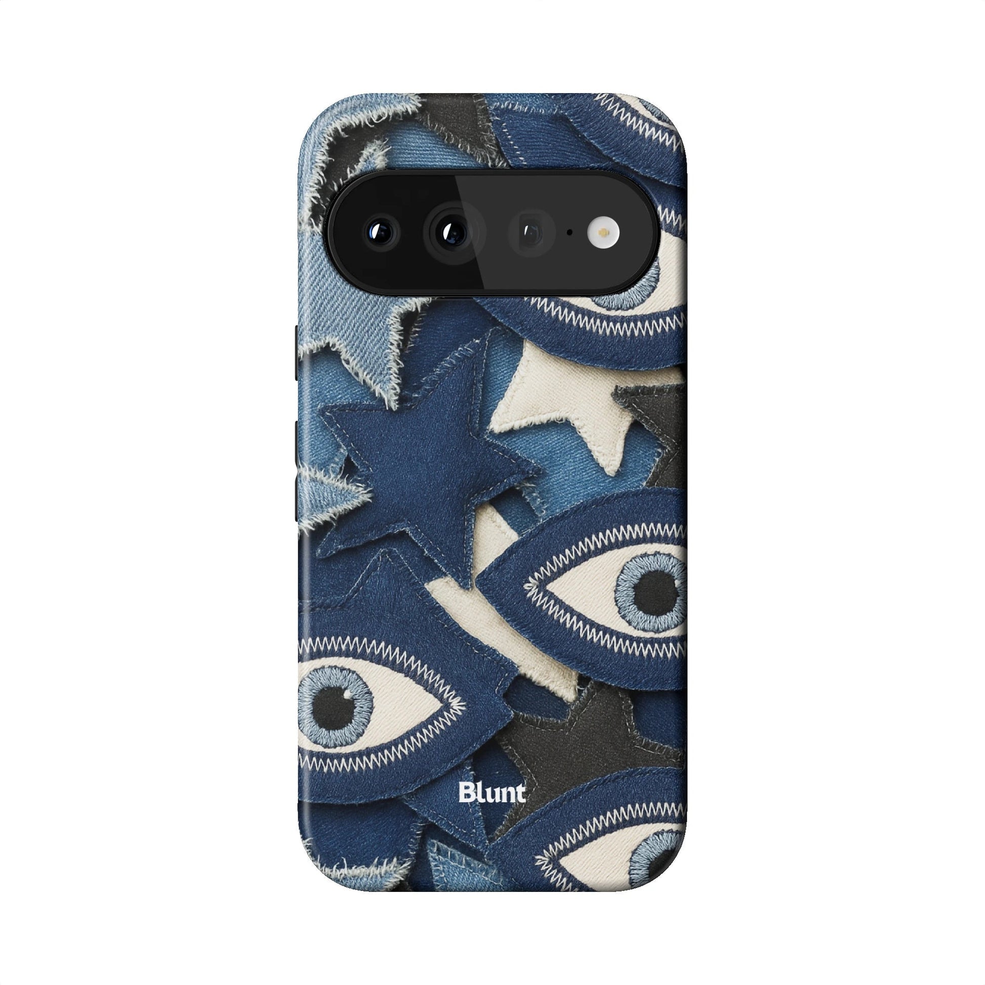 Evil Eye Denim Pixel Case - Blunt Cases