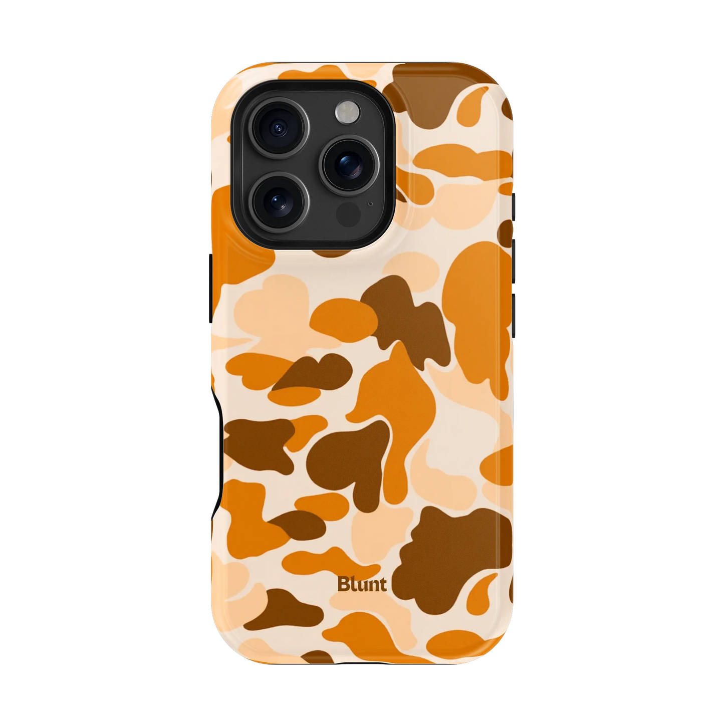 Orange Camo iPhone Case