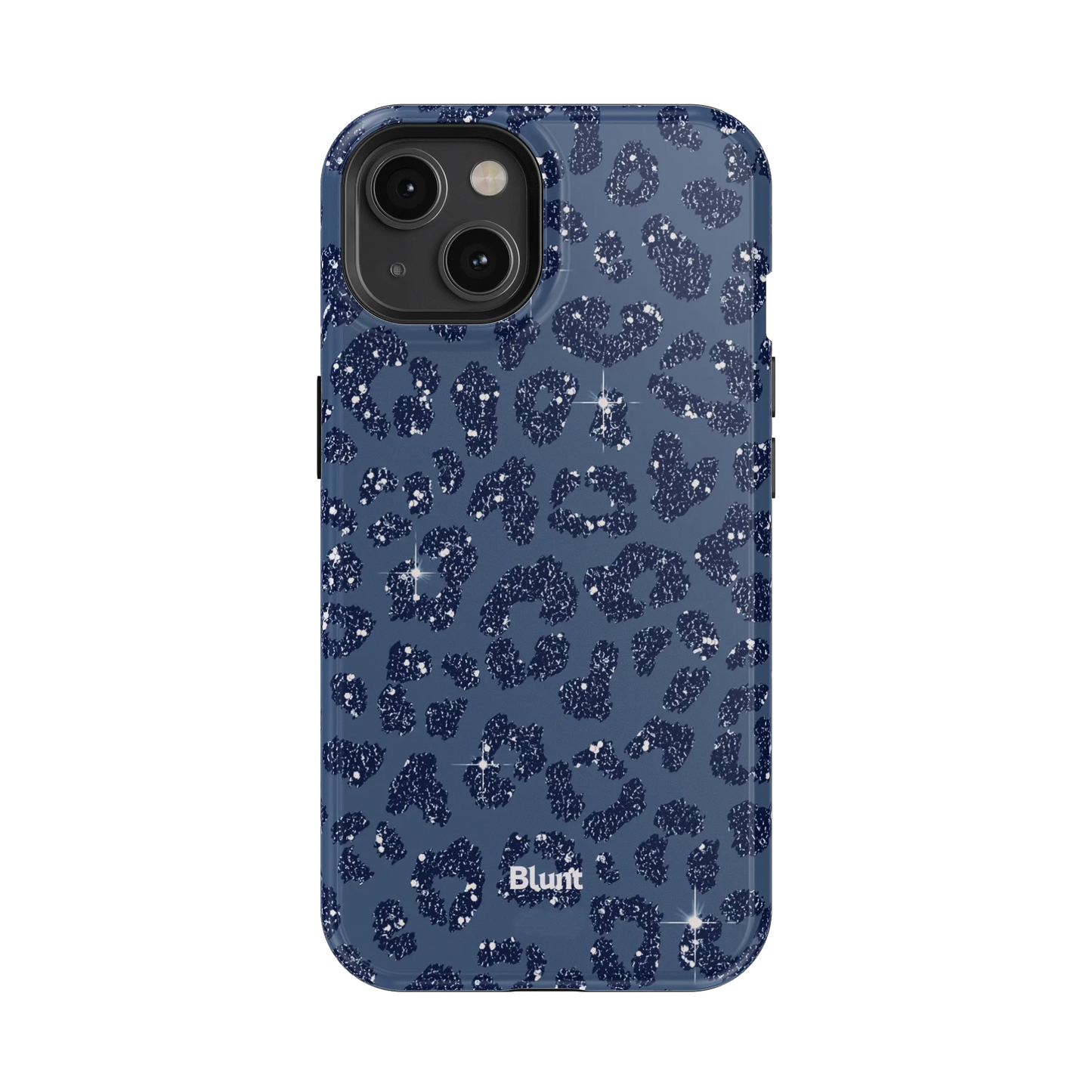 Blue Cheetah Print iPhone Case