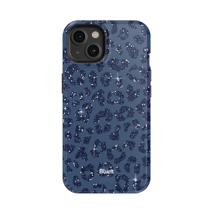 Blue Cheetah Print iPhone Case