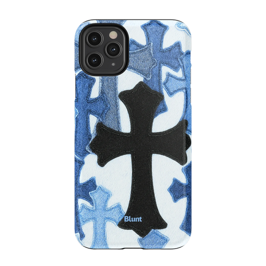 Denim Cross iPhone Case