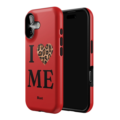 Red I Love Me iPhone Case