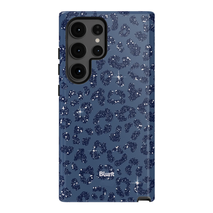 Blue Cheetah Print Samsung Case