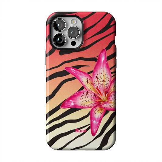 Striped-Lilly-iphone-case-iPhone 13 Pro Max-1