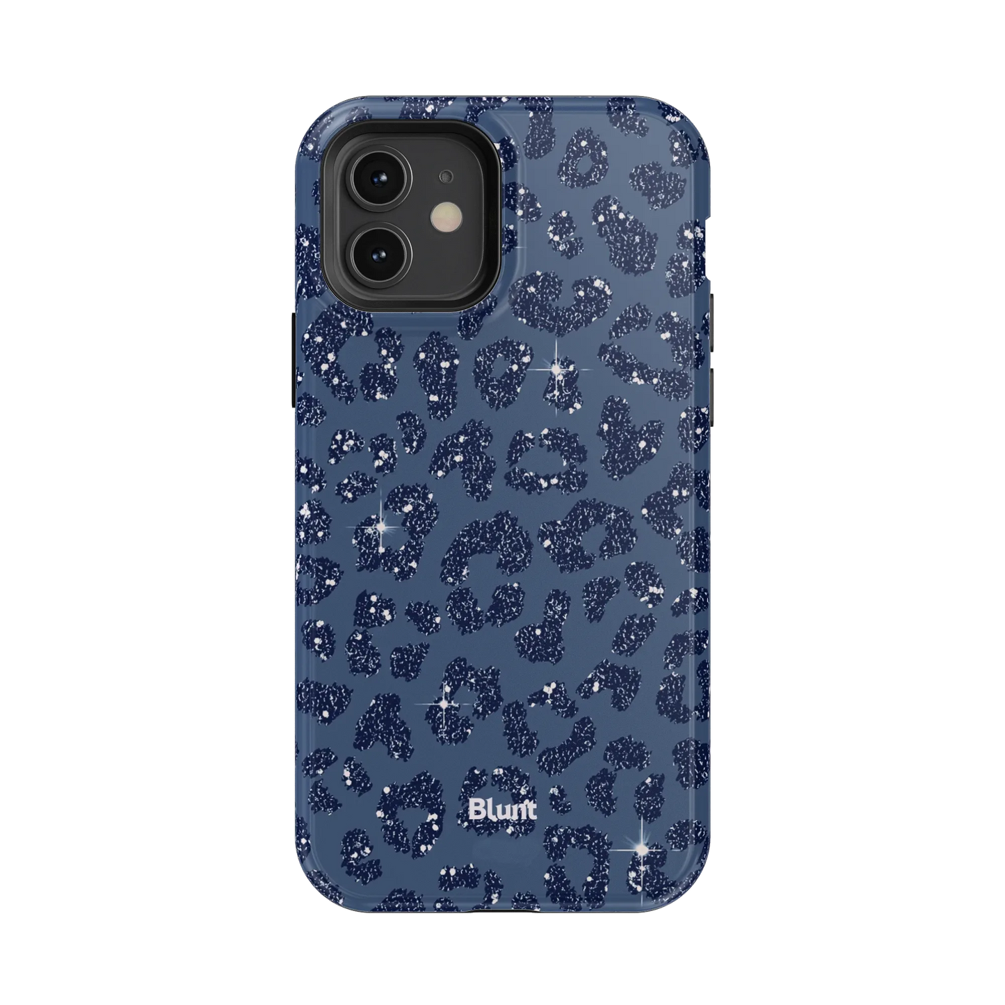 Blue Cheetah Print iPhone Case