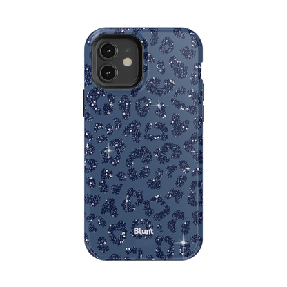 Blue Cheetah Print iPhone Case