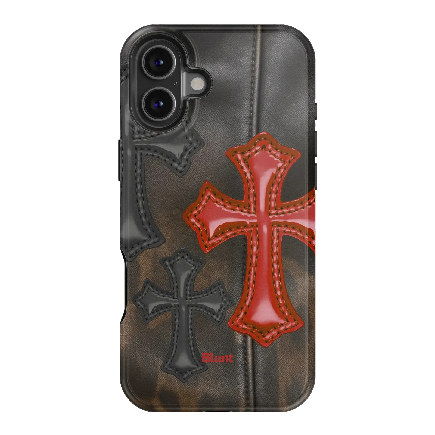 Leather Crosses iPhone Case