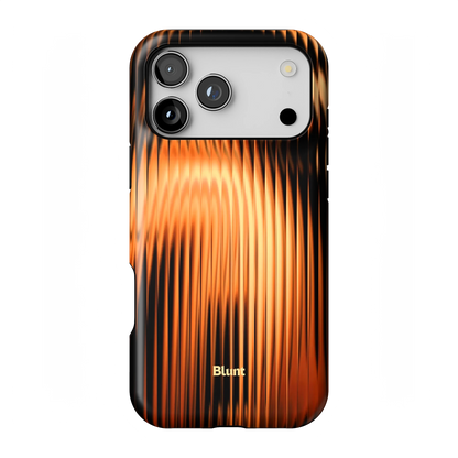 Copper Ripple iPhone Case