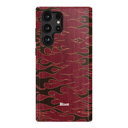 Crimson Fire Samsung Case