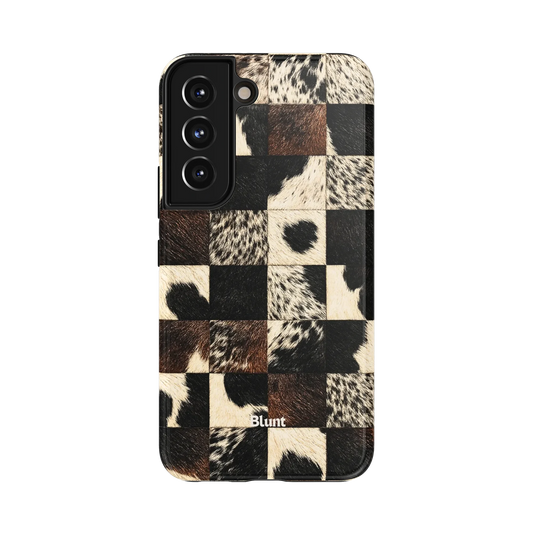 Missy Samsung Case: a patchwork of black and brown animal prints