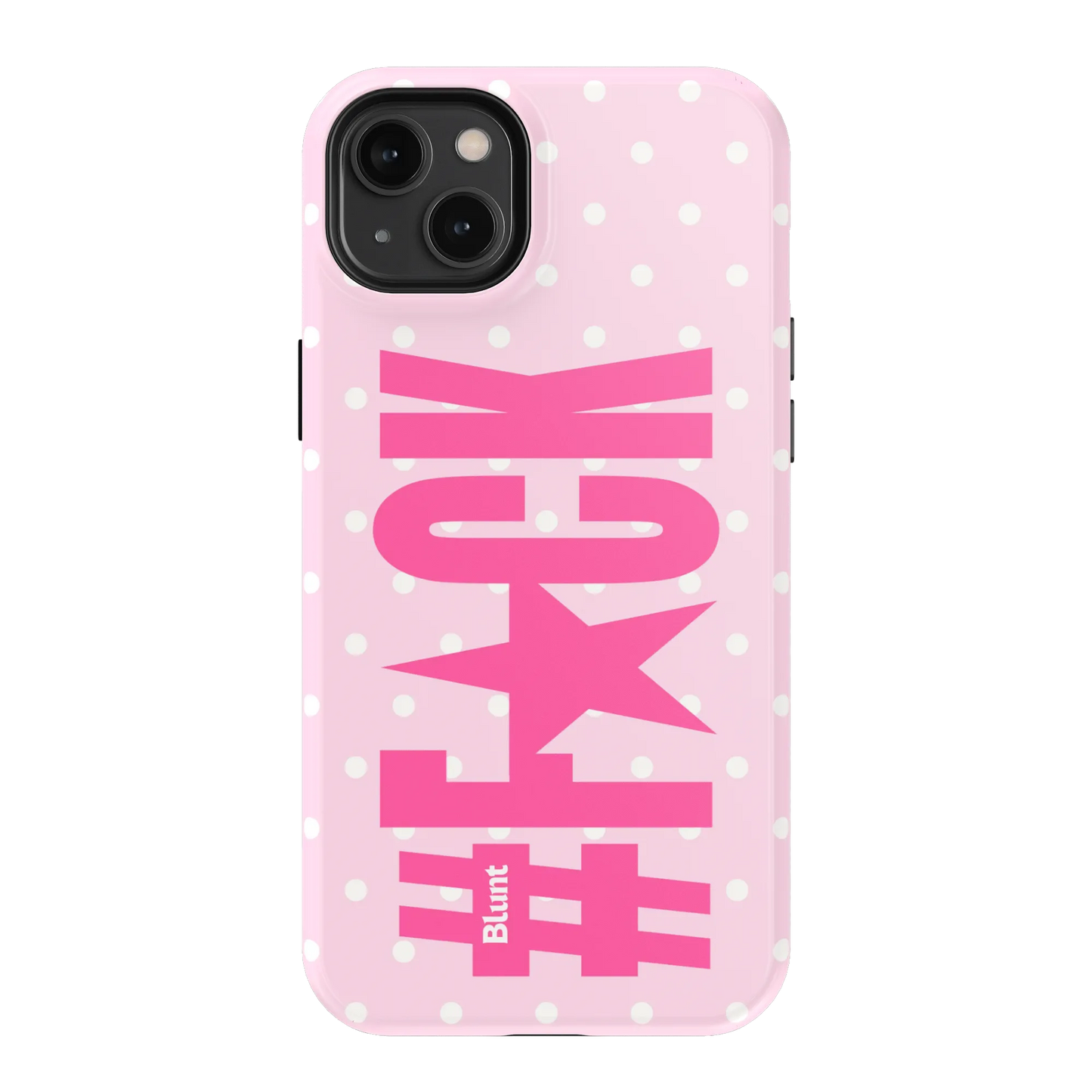 Pink Polka Riot iPhone Case