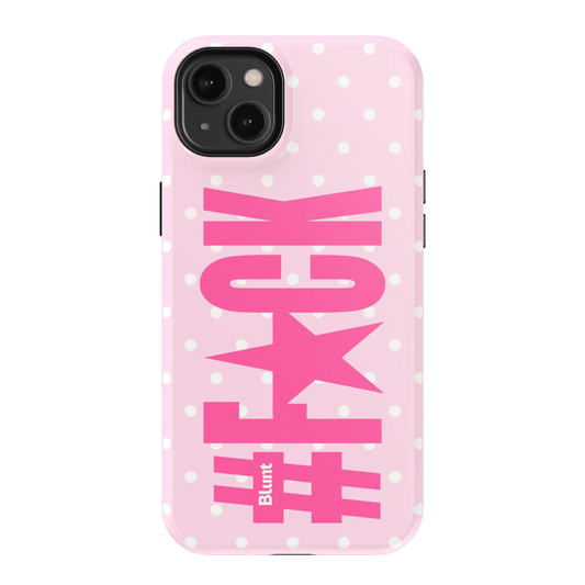 Pink Polka Riot iPhone Case