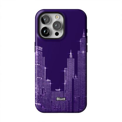 Purple-NYC--SKYELINE-iphone-case-iPhone 15 Pro Max-1