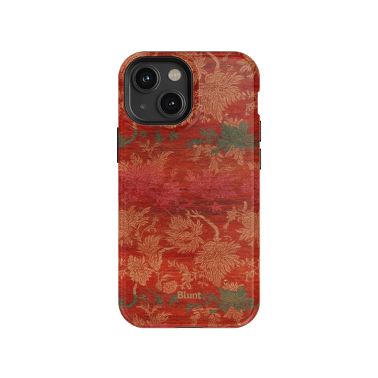 Crimson Tapestry iPhone Case