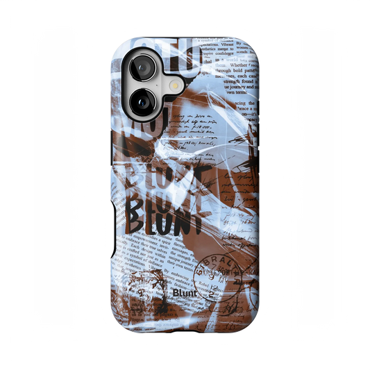 Blue Love Letter iPhone Case