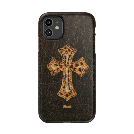 Golden Celine iPhone Case