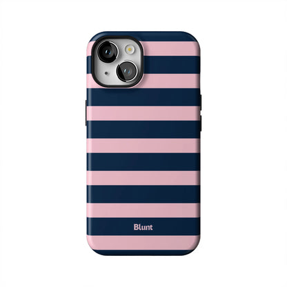 Blueberry-Blush-Stripe-iphone-case-iPhone 14-1