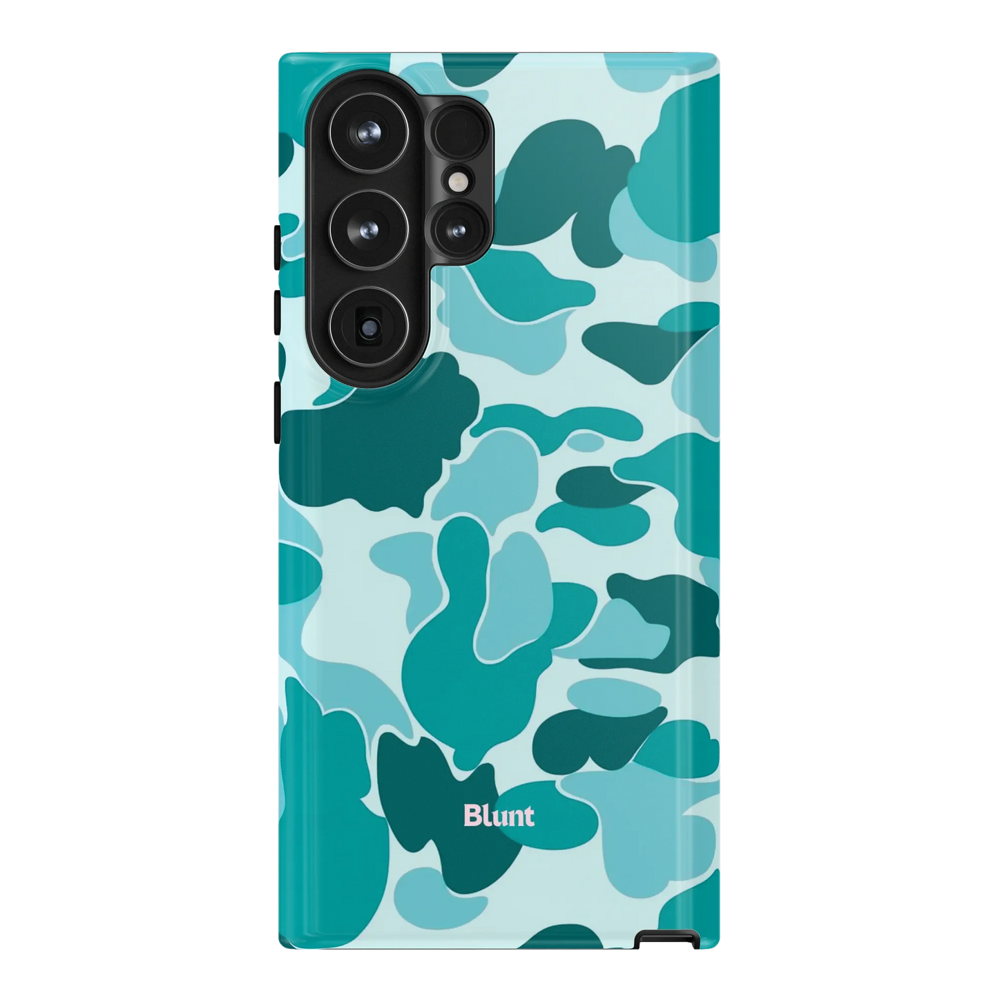 Aqua Camo Samsung Case