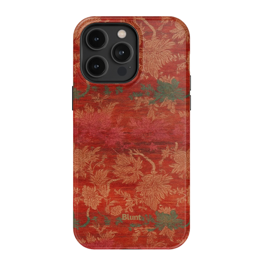 Crimson Tapestry iPhone Case