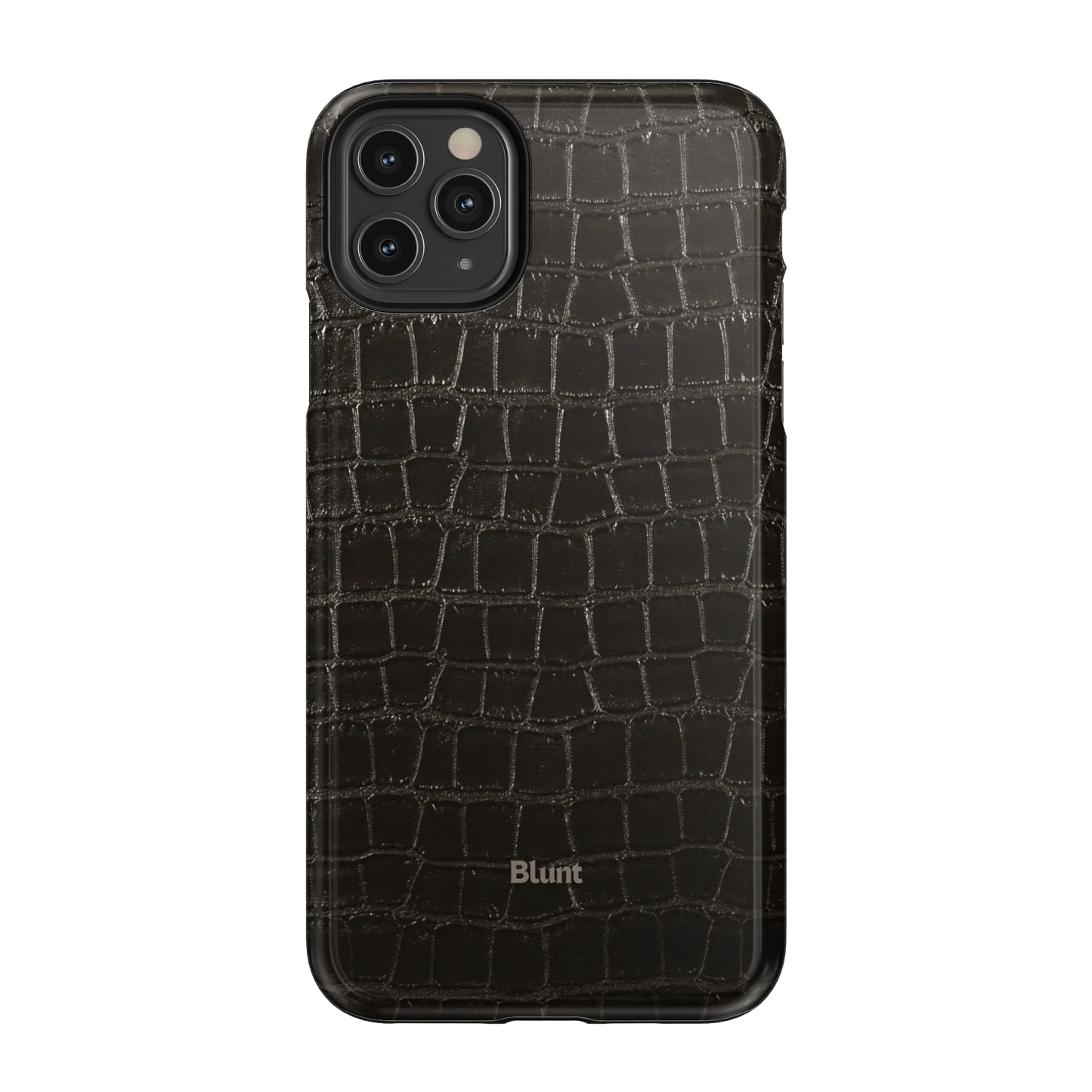 Onyx Croc iPhone Case