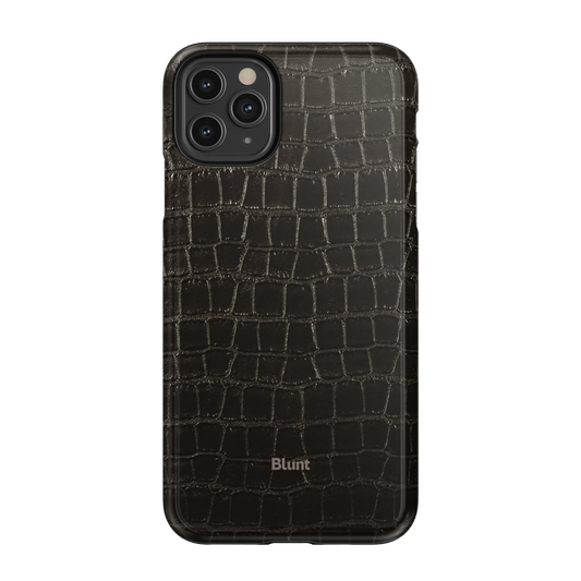 Onyx Croc iPhone Case