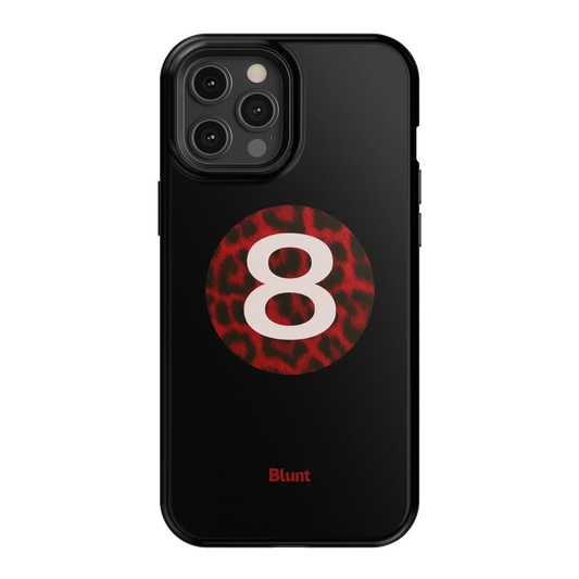 Red Cheetah Magic 8 iPhone Case