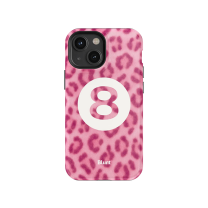Pink Cheetah Magic 8 iPhone Case