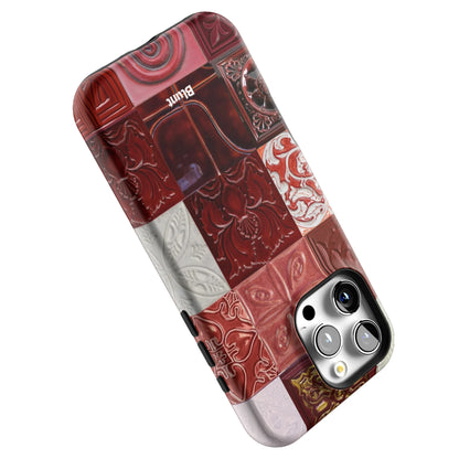 Checkered-Rouge-iphone-case-iPhone 16 Pro Max-4