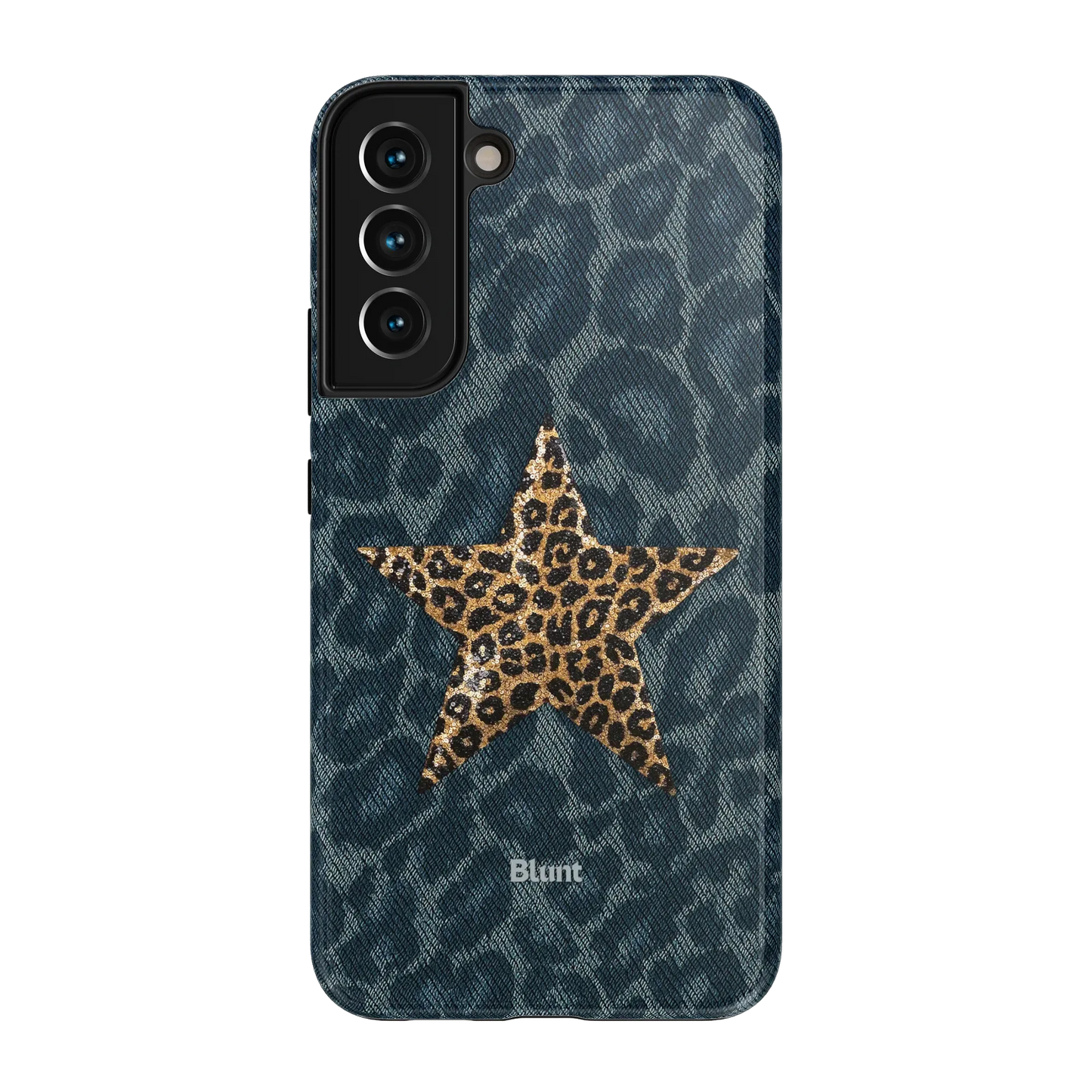 Denim Cheetah Samsung Case