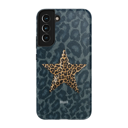 Denim Cheetah Samsung Case