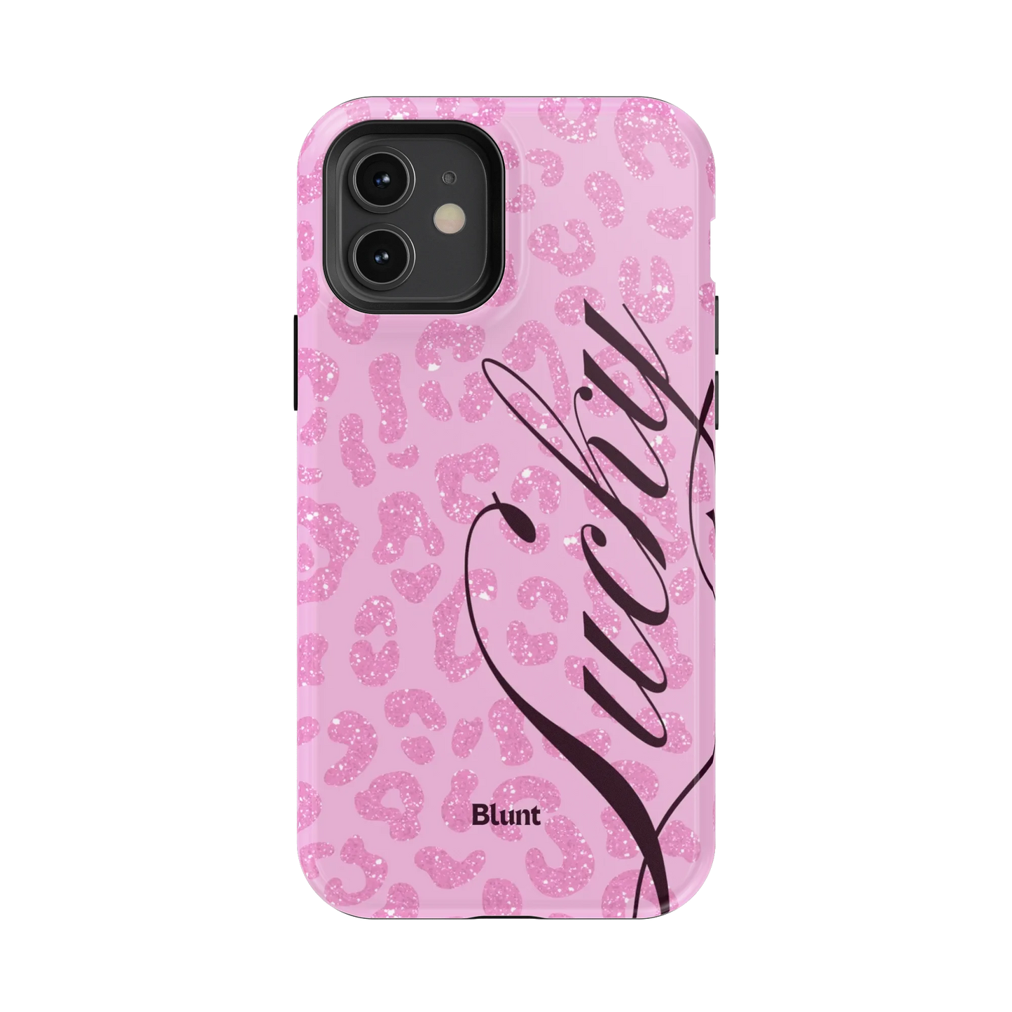 Pink Cheetah Lucky iPhone Case