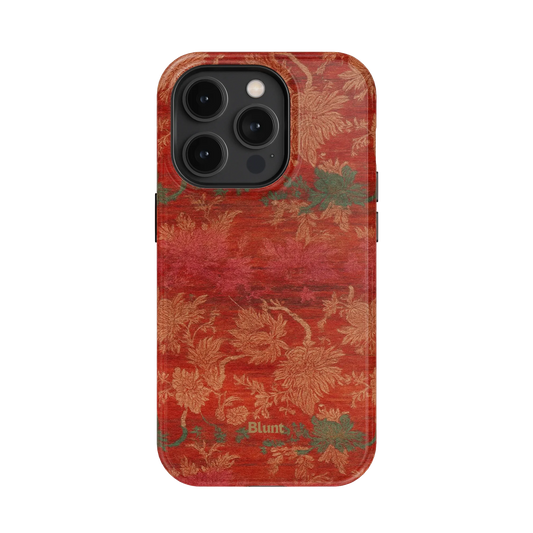 Crimson Tapestry iPhone Case