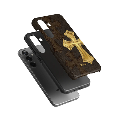 Gold Cross Samsung Case