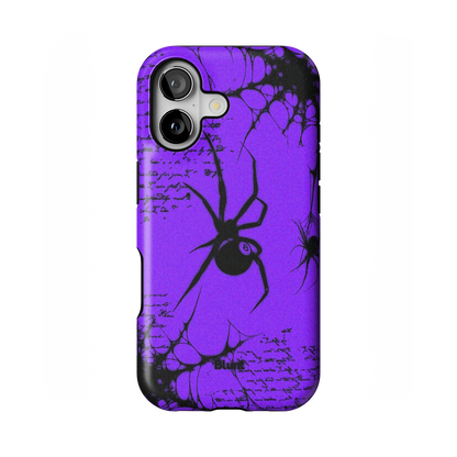 Violet Script iPhone Case