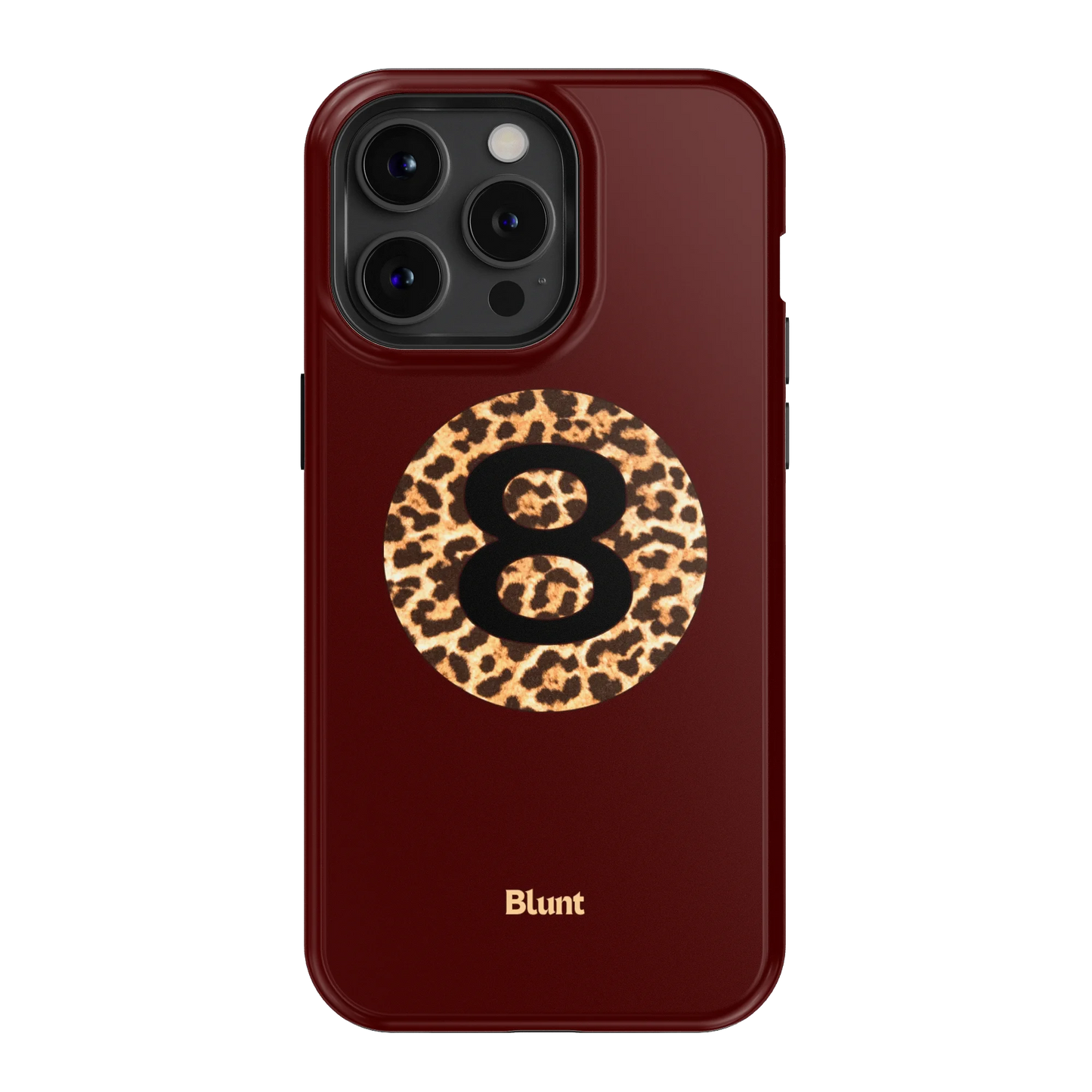 Burgundy Magic 8 iPhone Case