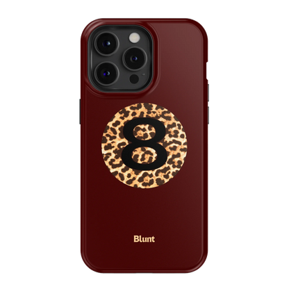 Burgundy Magic 8 iPhone Case